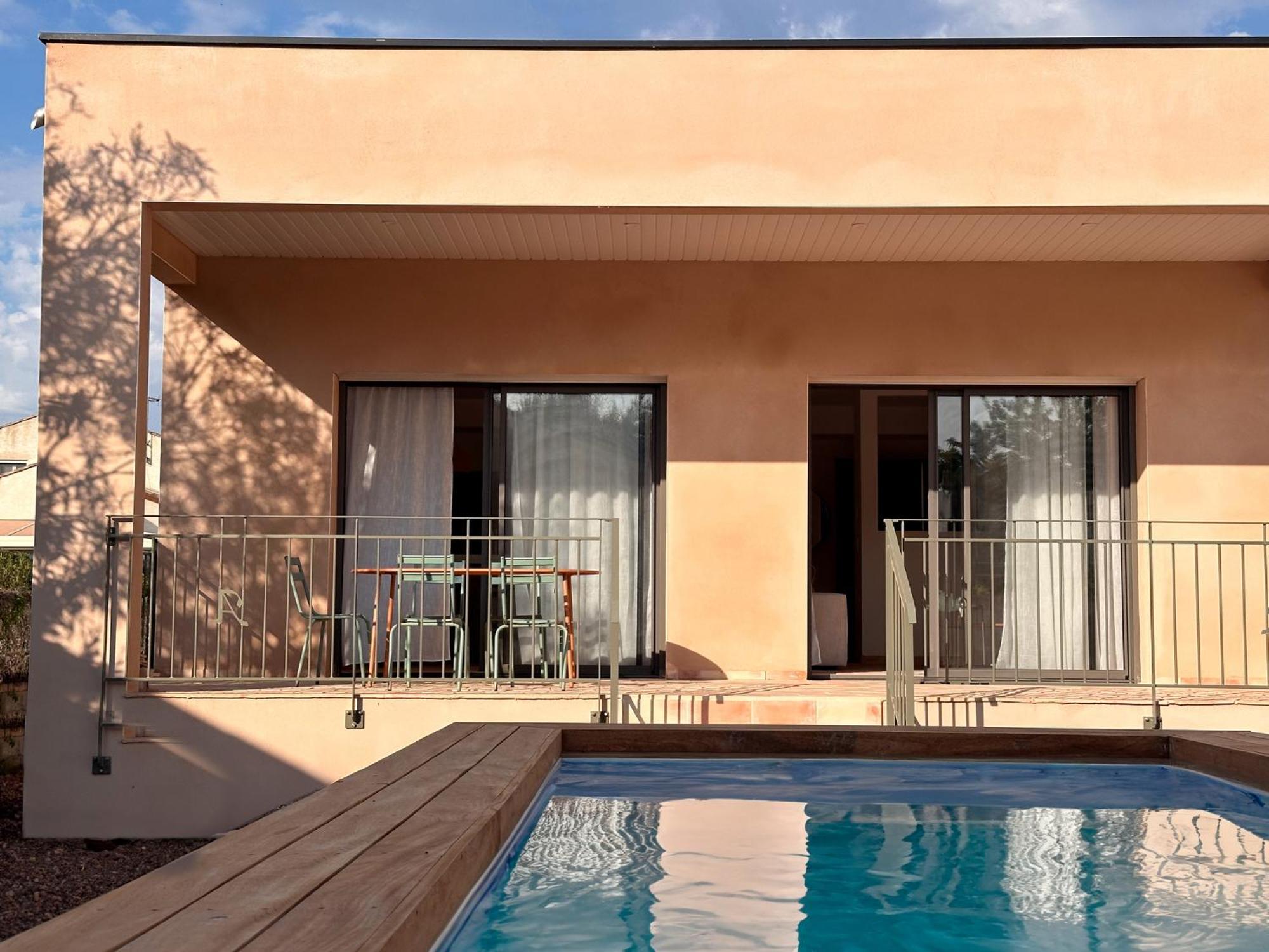 Villa Familiale Avec Piscine Hyper Centre Вальрас-Пляж Экстерьер фото